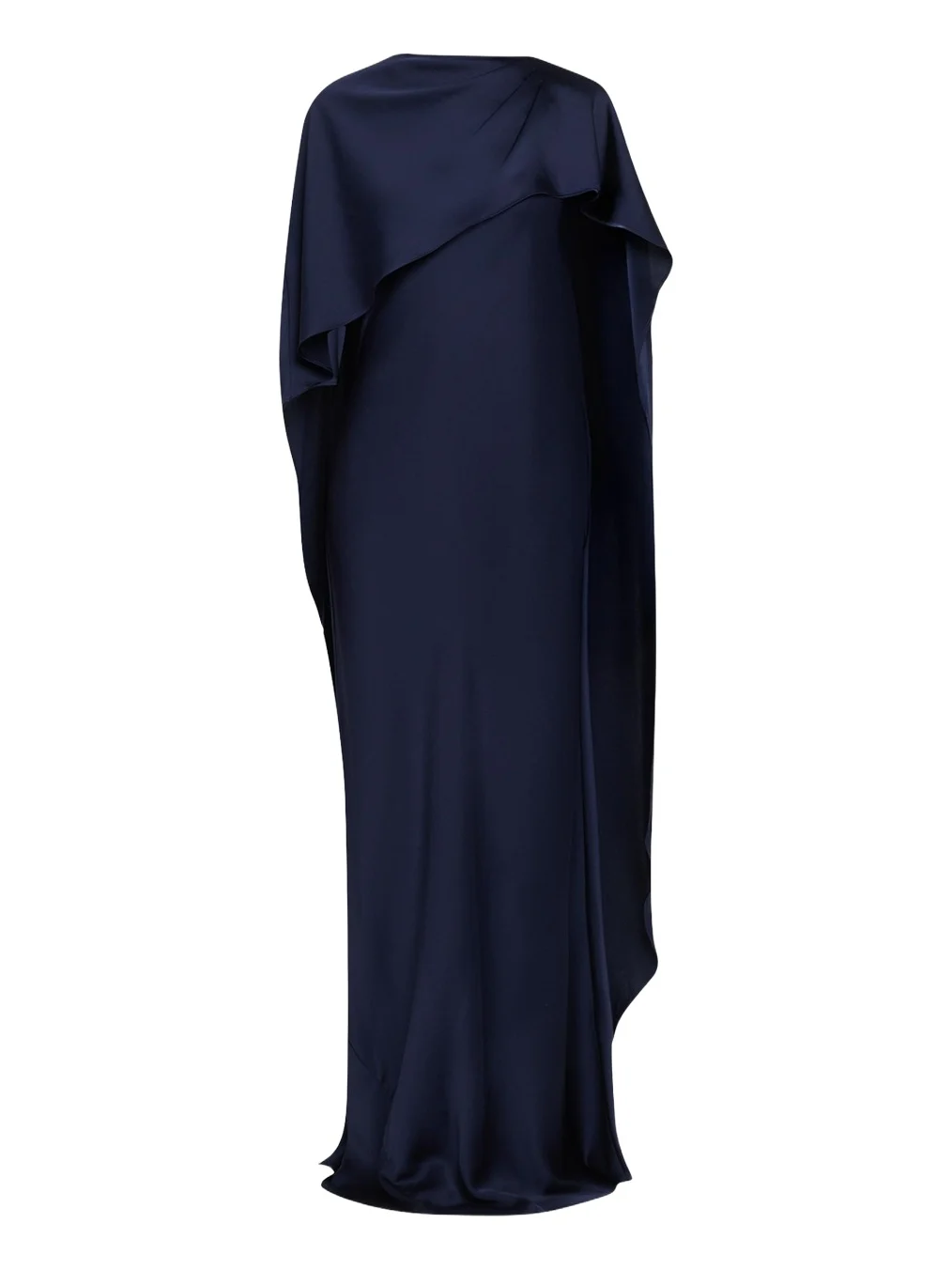 Izel Satin Cape Dress