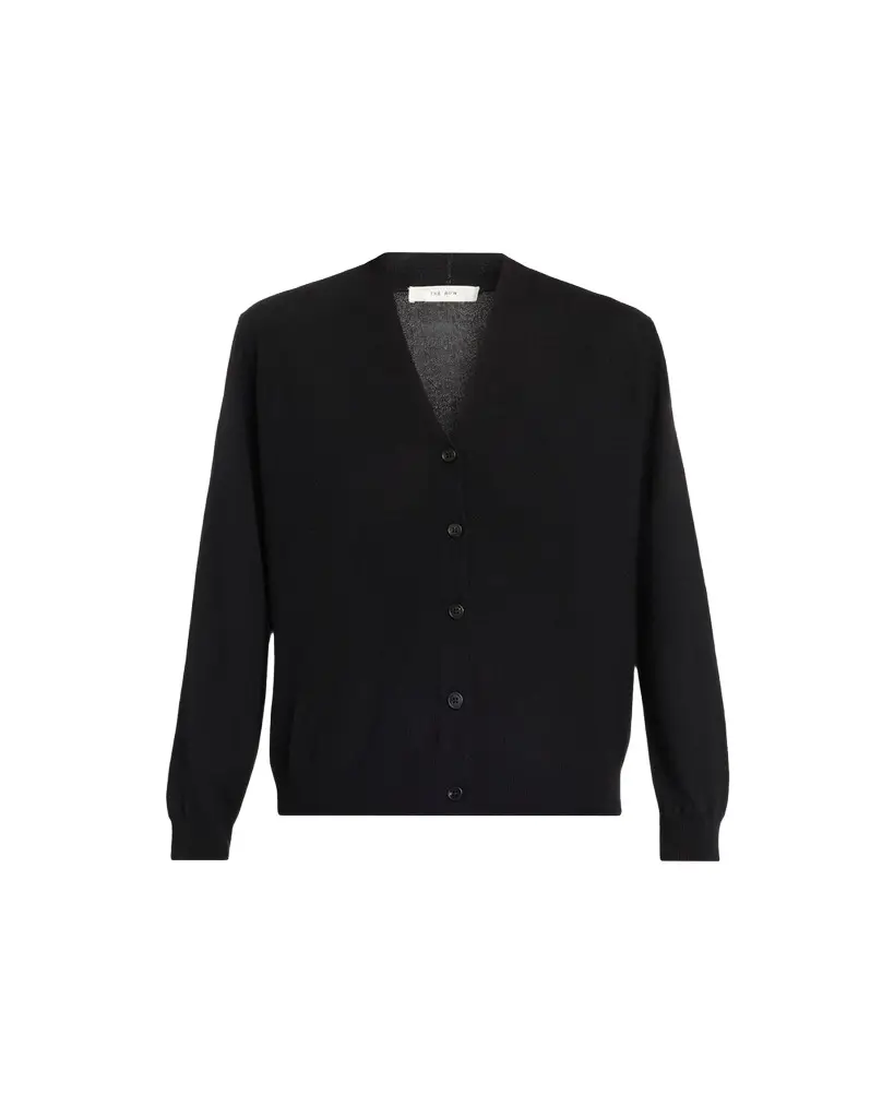 The Row Otie Cashmere V-Neck Cardigan | Image 1 The Row Otie Cashmere V-Neck Cardigan | Image 1