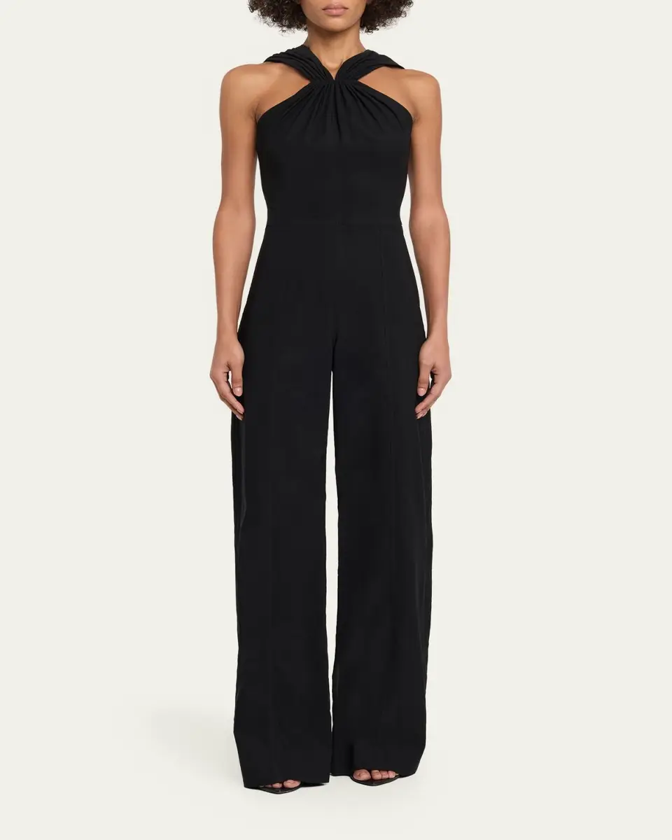 A.L.C. Elouise V-Neck Straight-Leg Jumpsuit | Thumbnail 2 A.L.C. Elouise V-Neck Straight-Leg Jumpsuit | Thumbnail 2