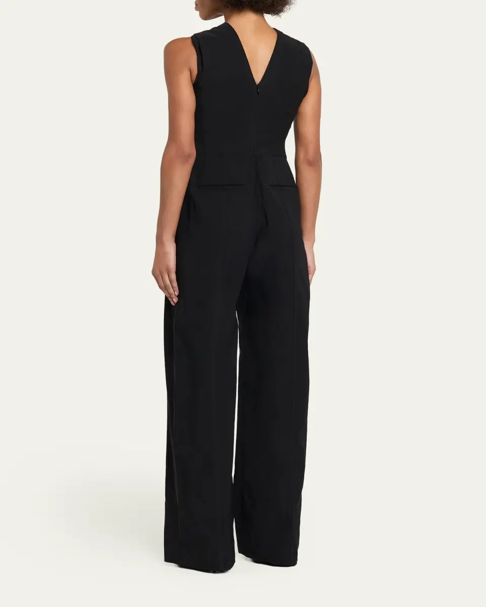 A.L.C. Elouise V-Neck Straight-Leg Jumpsuit | Thumbnail 3 A.L.C. Elouise V-Neck Straight-Leg Jumpsuit | Thumbnail 3
