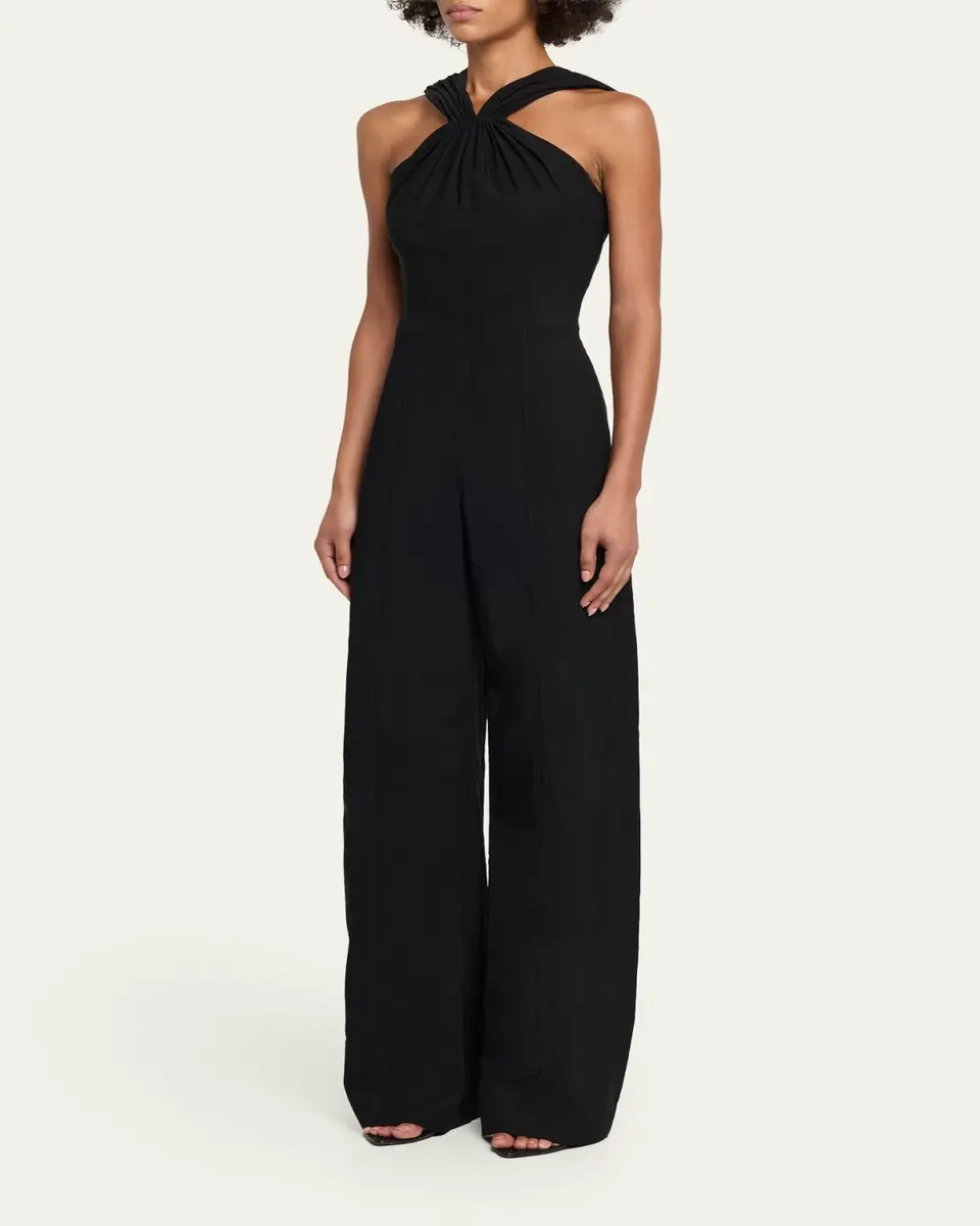 A.L.C. Elouise V-Neck Straight-Leg Jumpsuit | Thumbnail 4 A.L.C. Elouise V-Neck Straight-Leg Jumpsuit | Thumbnail 4