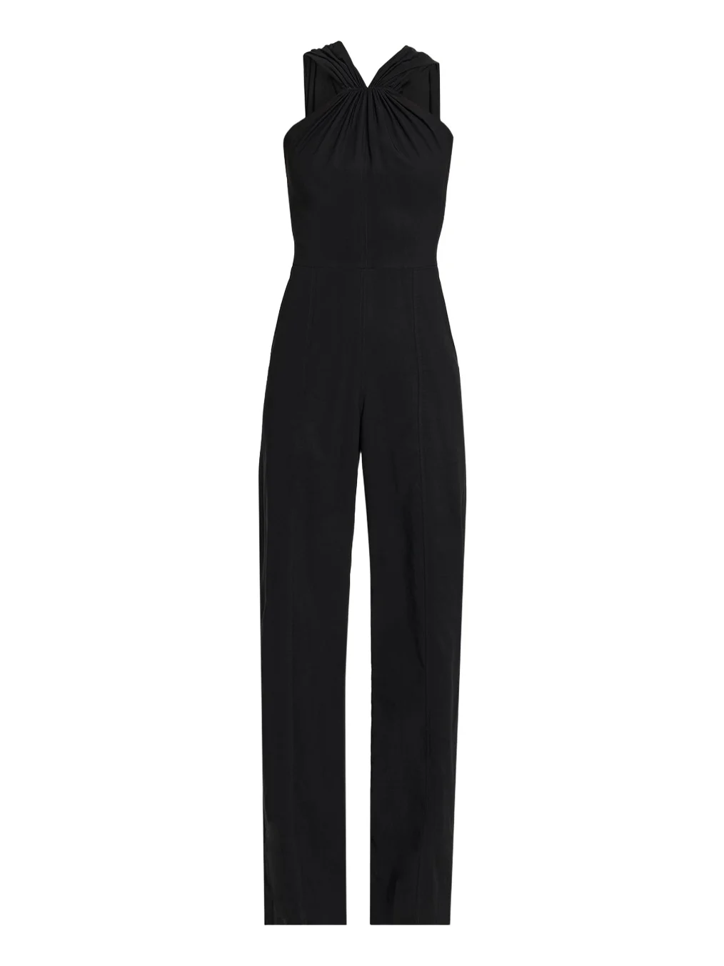 Elouise V-Neck Straight-Leg Jumpsuit Elouise V-Neck Straight-Leg Jumpsuit