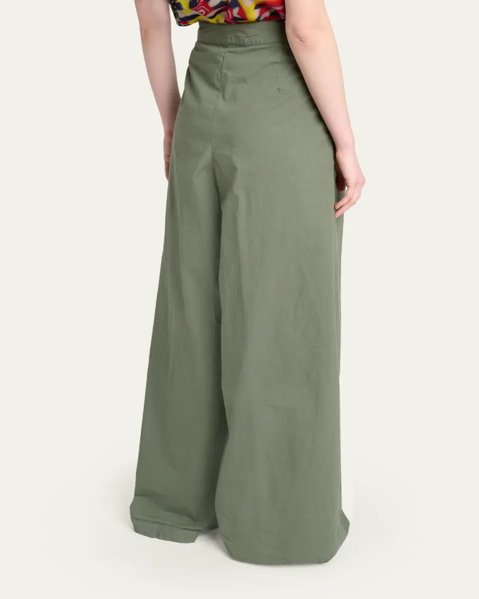 Dries Van Noten Pamplona Pleated Wide-Leg Pants | Thumbnail 3