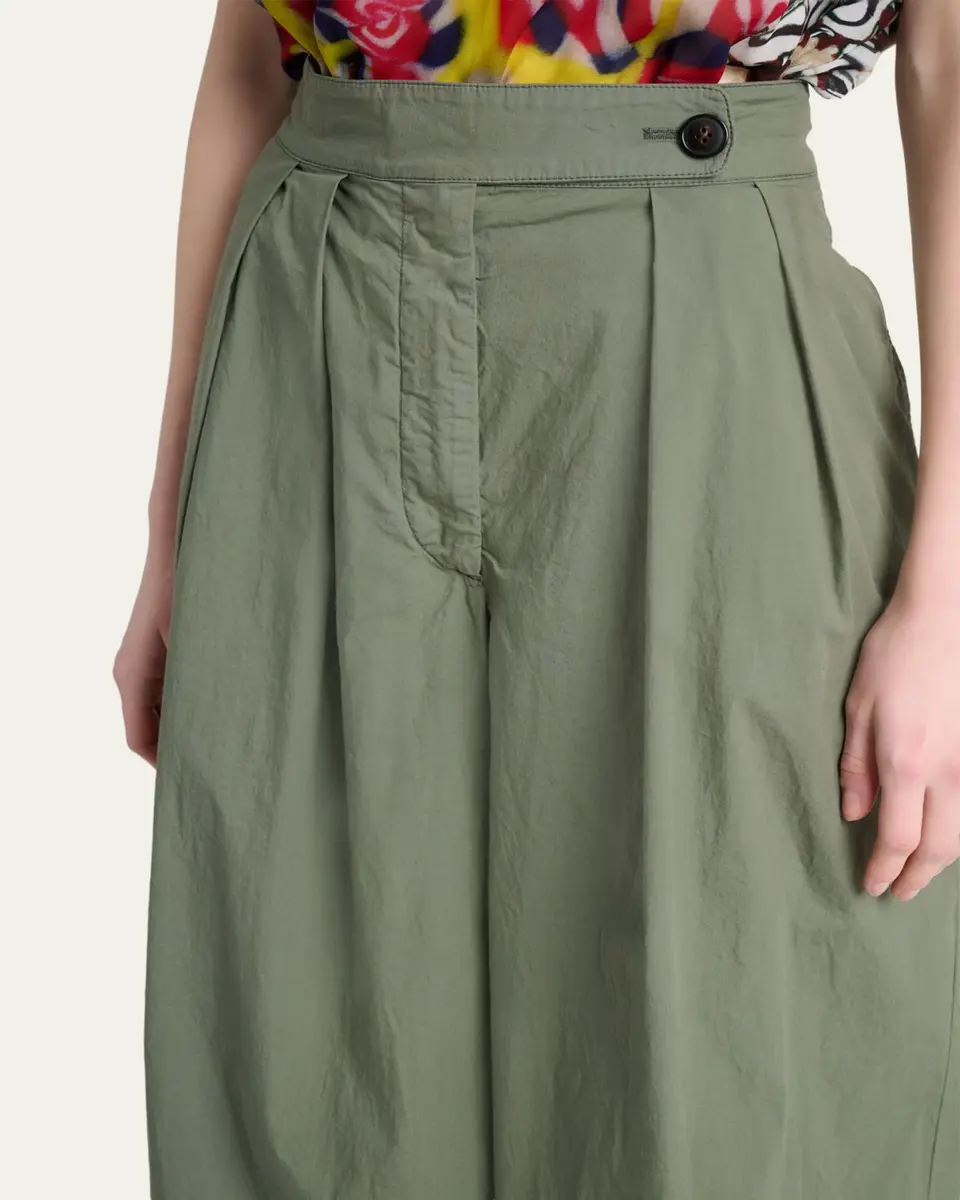 Dries Van Noten Pamplona Pleated Wide-Leg Pants | Thumbnail 5