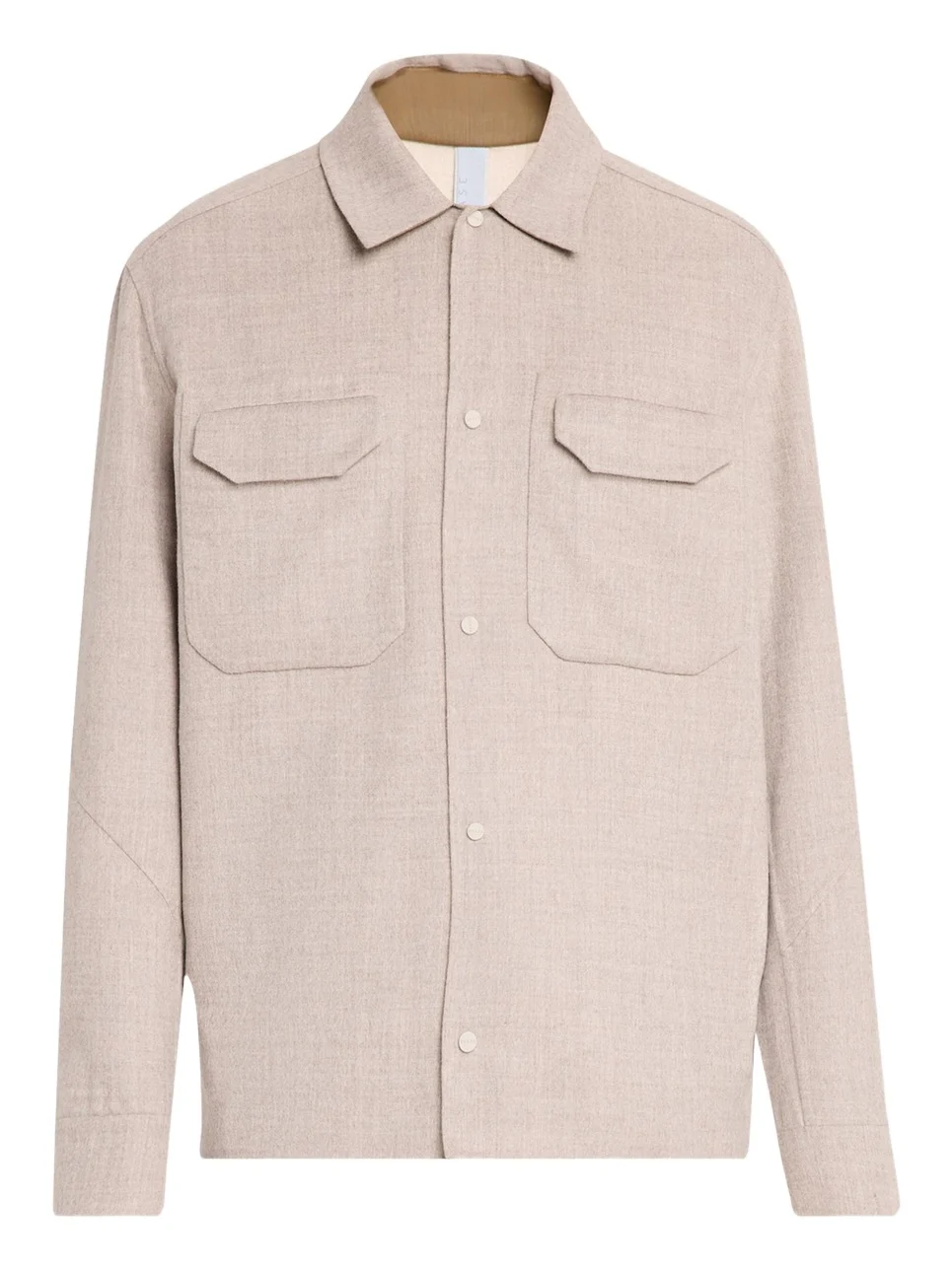 Sease Men's Double Wool-Cashmere Overshirt