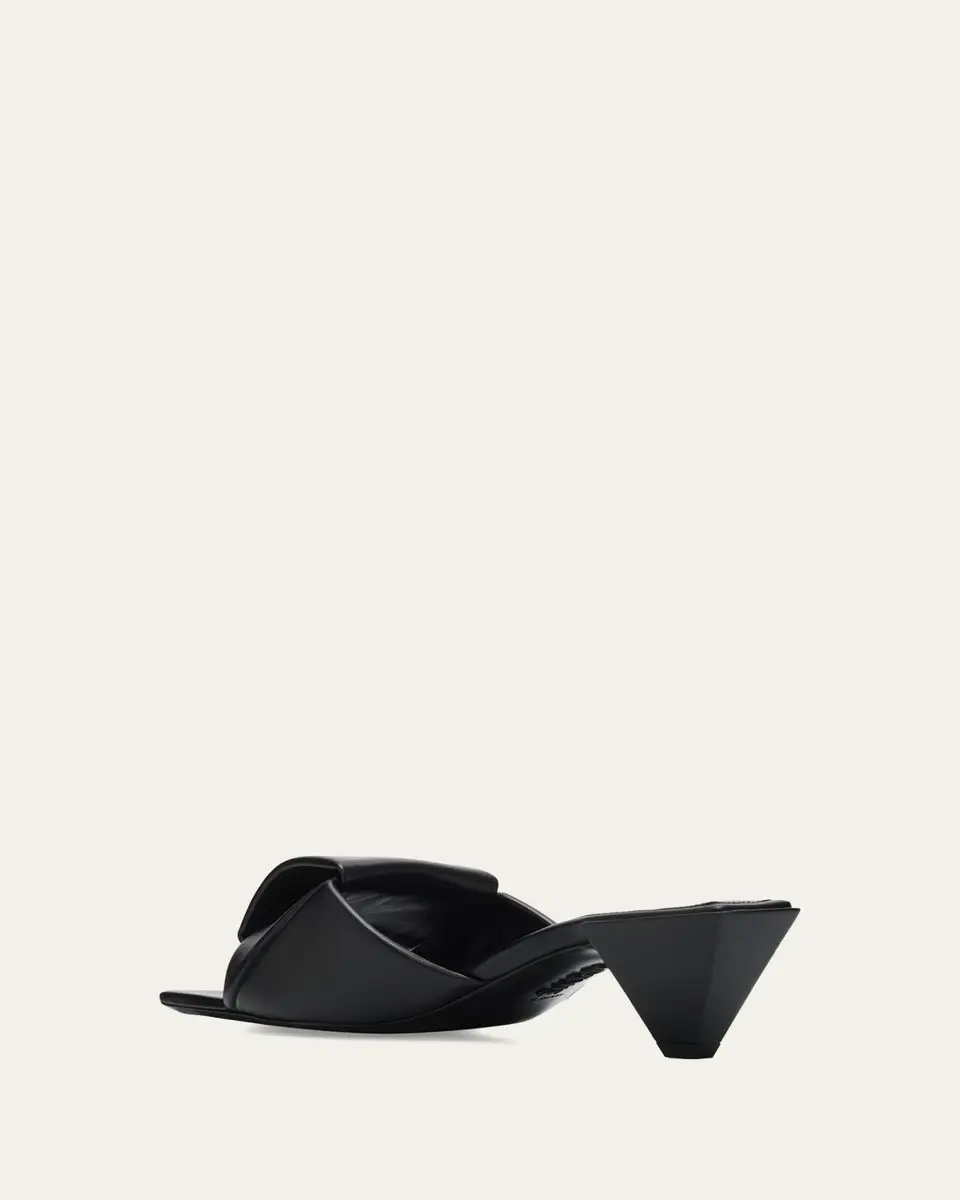 Loewe 45mm Origami Leather Slide Sandals | Thumbnail 2 Loewe 45mm Origami Leather Slide Sandals | Thumbnail 2