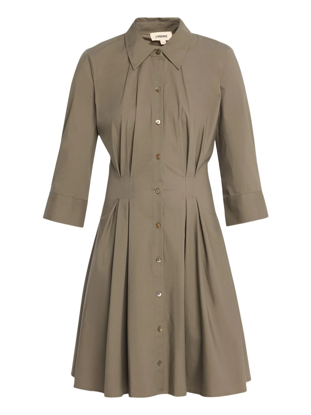 L'Agence Journi Pintucked Shirtdress