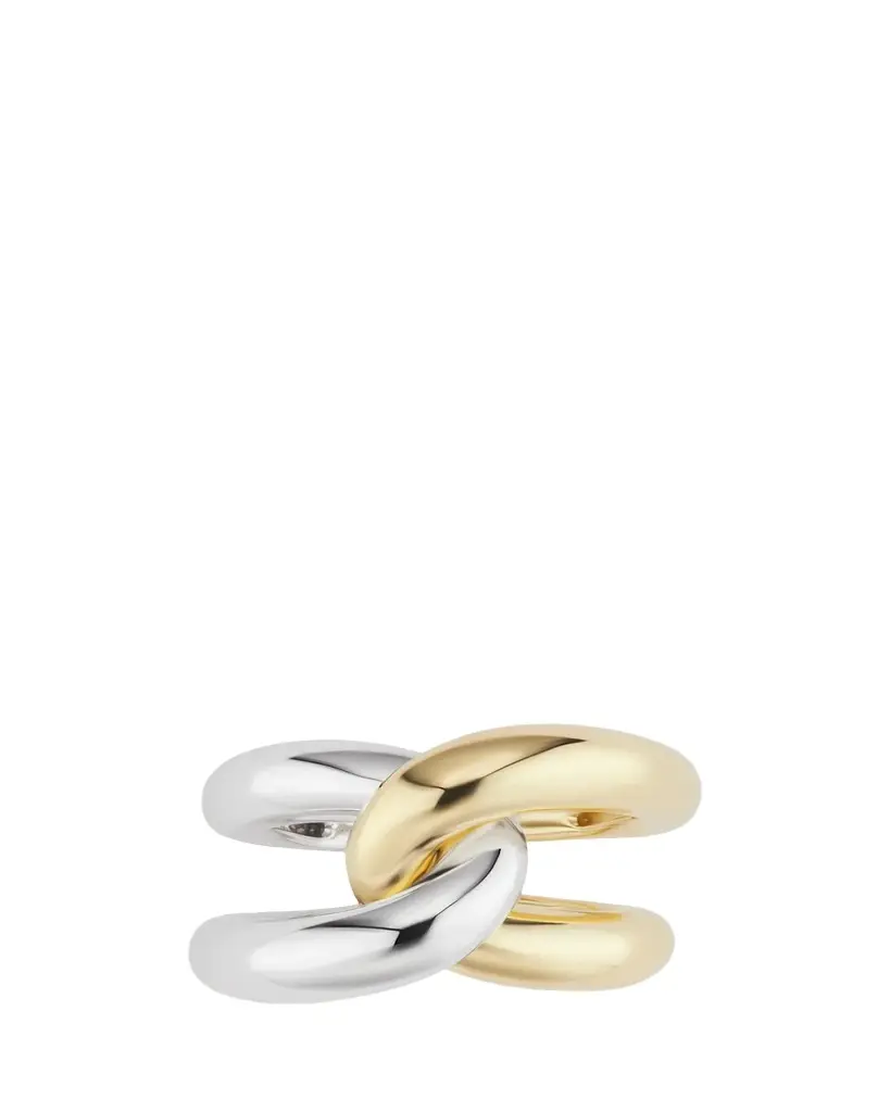 GEMELLA JEWELS 18K Yellow and White Gold Intertwin Ring | Image 1 GEMELLA JEWELS 18K Yellow and White Gold Intertwin Ring | Image 1
