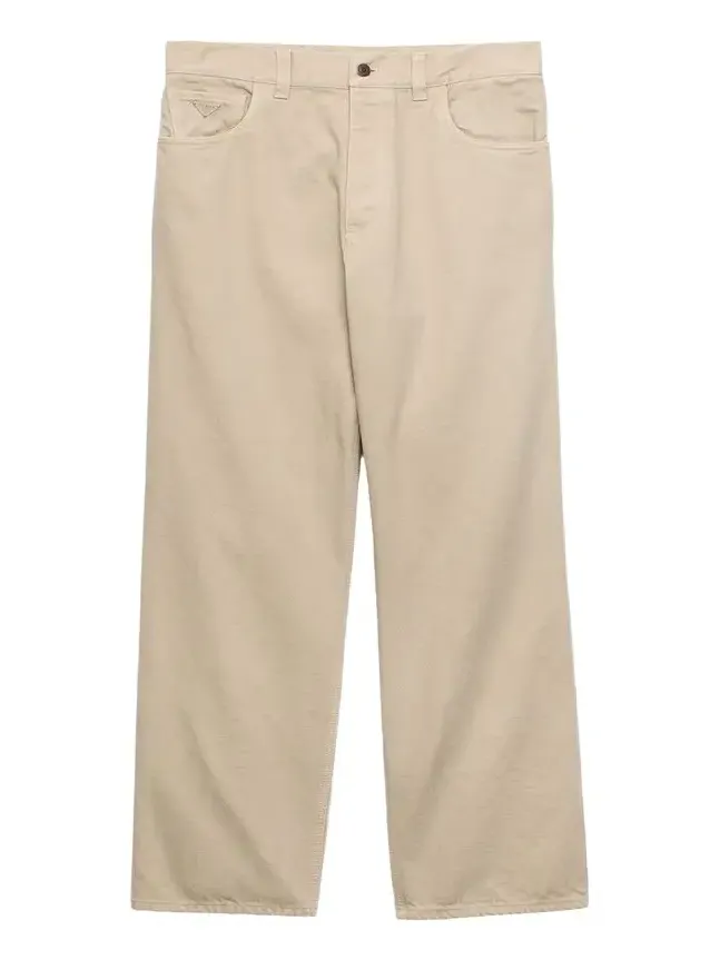 Men's Wide Leg Denim Five-Pocket Pants