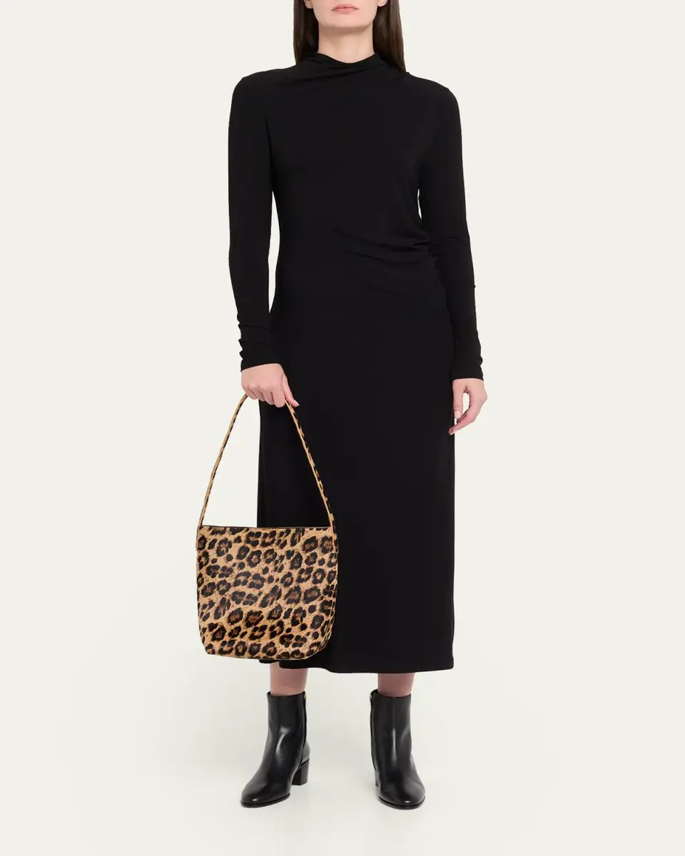 MANSUR GAVRIEL Everyday Cabas Small Leopard-Print Animal Hair Shoulder Bag | Thumbnail 5 MANSUR GAVRIEL Everyday Cabas Small Leopard-Print Animal Hair Shoulder Bag | Thumbnail 5
