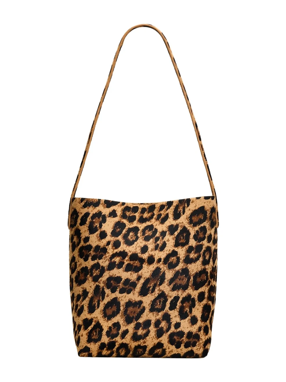 Everyday Cabas Small Leopard-Print Animal Hair Shoulder Bag Everyday Cabas Small Leopard-Print Animal Hair Shoulder Bag