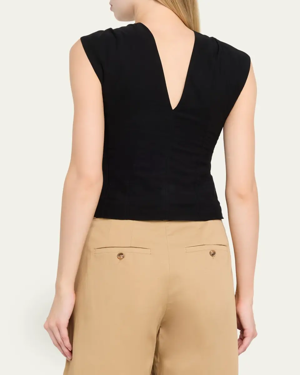 A.L.C. Elouise V-Neck Top | Thumbnail 3 A.L.C. Elouise V-Neck Top | Thumbnail 3