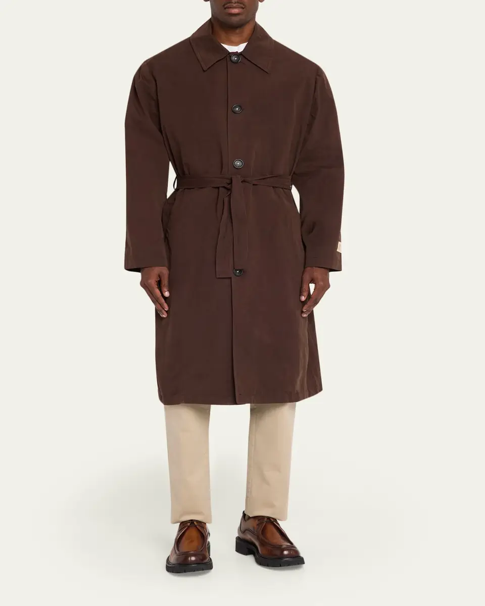 Massimo Alba Men's Cotton-Blend Water-Repellant Coat | Thumbnail 2 Massimo Alba Men's Cotton-Blend Water-Repellant Coat | Thumbnail 2