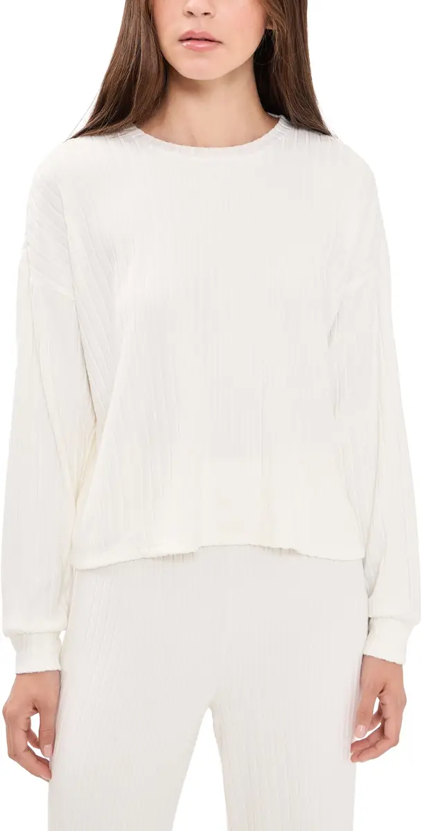Z Supply Daydream Rib Top Bone | Image 1 Z Supply Daydream Rib Top Bone | Image 1
