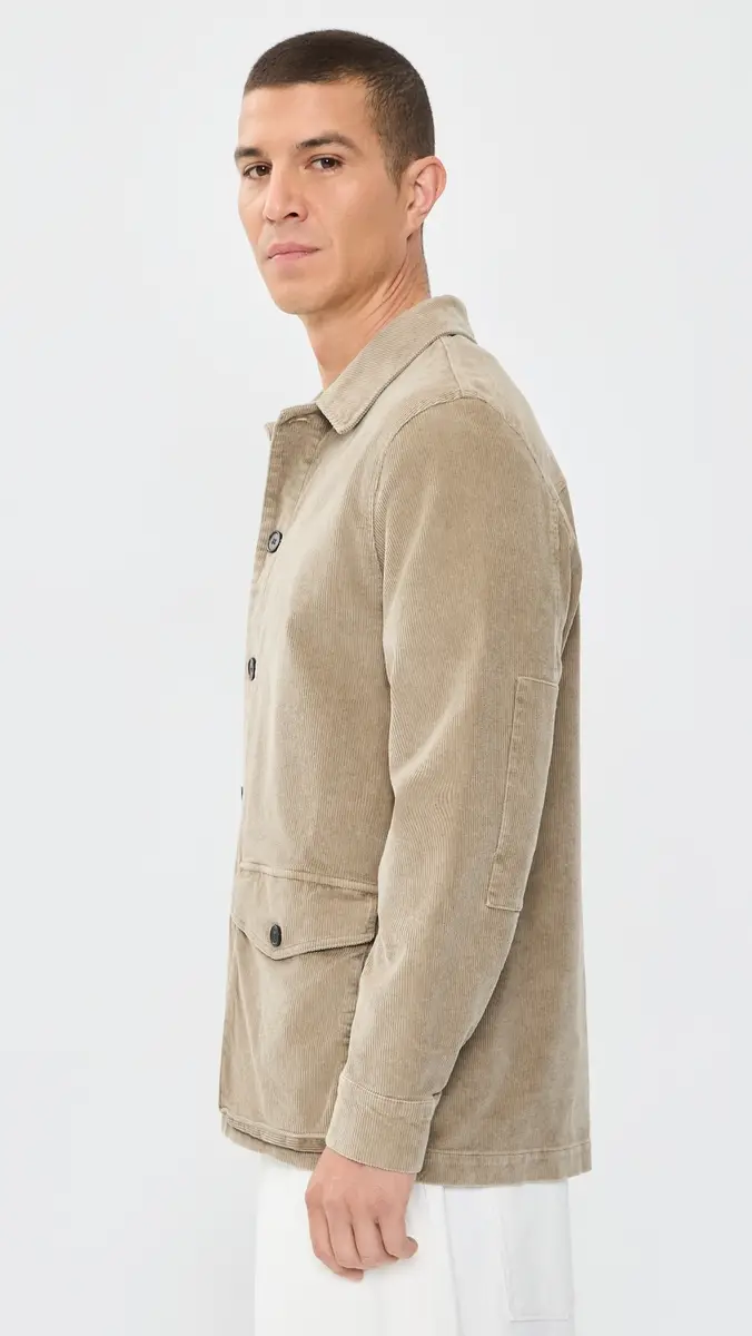 OFFICINE GÉNÉRALE Suny Washed Cotton Corduroy Jacket | Thumbnail 4 OFFICINE GÉNÉRALE Suny Washed Cotton Corduroy Jacket | Thumbnail 4