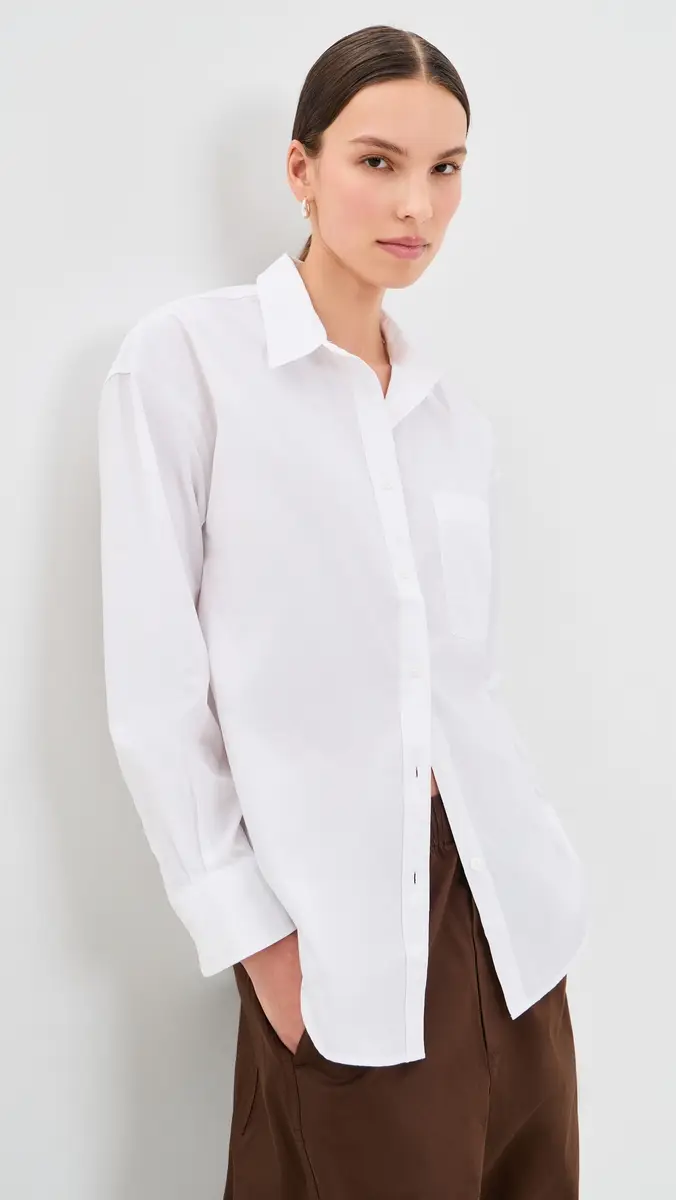 Faherty Coastal Poplin Oversized Shirt | Thumbnail 2 Faherty Coastal Poplin Oversized Shirt | Thumbnail 2