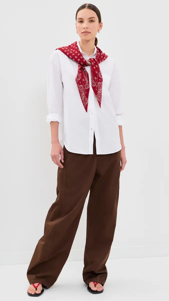 Faherty Coastal Poplin Oversized Shirt | Thumbnail 5 Faherty Coastal Poplin Oversized Shirt | Thumbnail 5