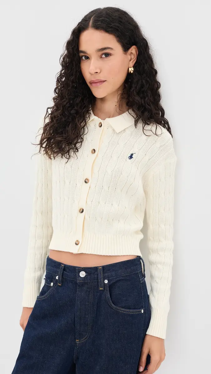 Polo Ralph Lauren Collared Cardigan | Thumbnail 2 Polo Ralph Lauren Collared Cardigan | Thumbnail 2