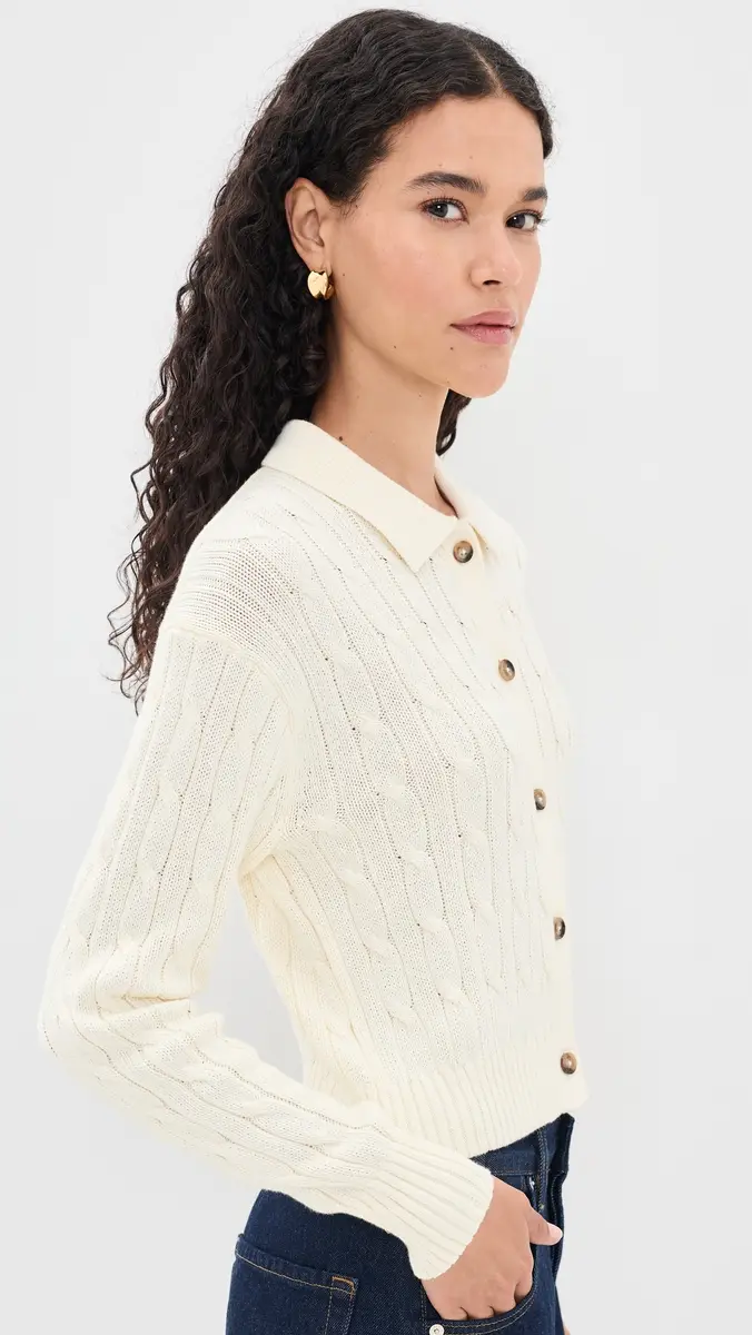 Polo Ralph Lauren Collared Cardigan | Thumbnail 4 Polo Ralph Lauren Collared Cardigan | Thumbnail 4