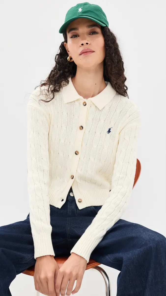 Polo Ralph Lauren Collared Cardigan | Thumbnail 6 Polo Ralph Lauren Collared Cardigan | Thumbnail 6