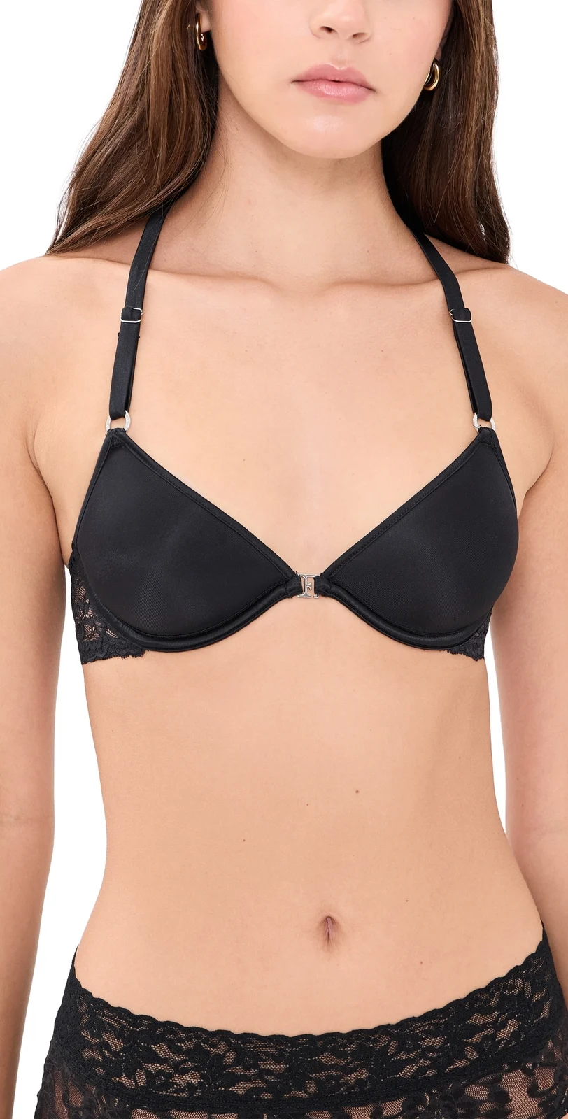 Fleur du Mal Bianca Lace Spacer Racerback Bra