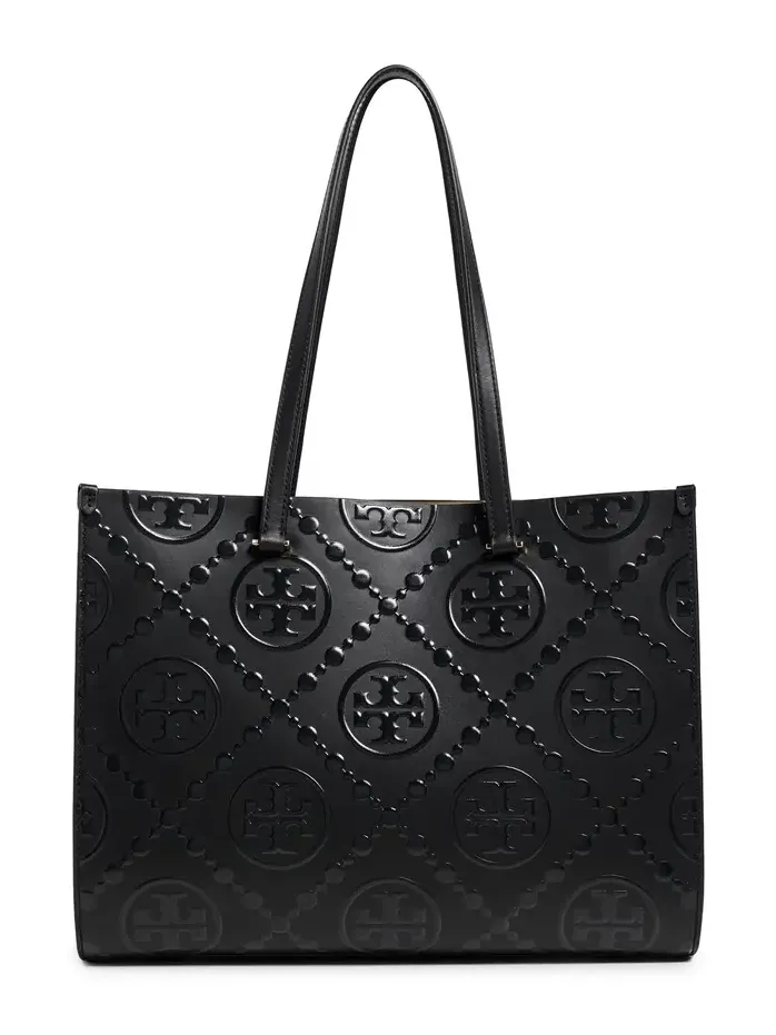 Tory Burch T Monogram Embossed Tote Bag