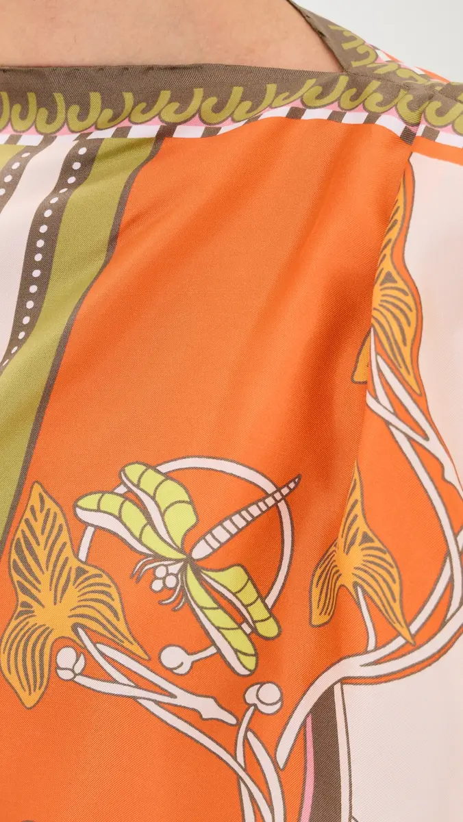 La DoubleJ Full-On Foulard Silk Scarf Top | Thumbnail 6