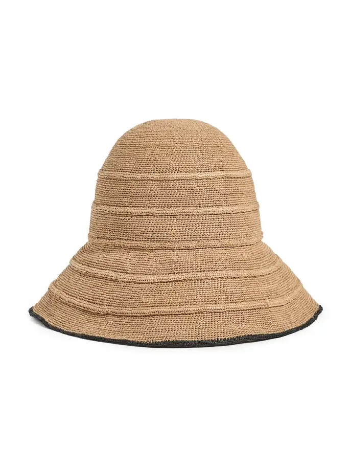 JANESSA LEONE Teagan Raffia Hat