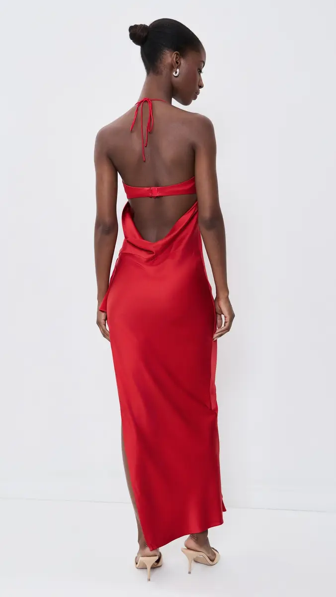 Alice + Olivia Palma Ruffle Slip Dress | Thumbnail 3 Alice + Olivia Palma Ruffle Slip Dress | Thumbnail 3