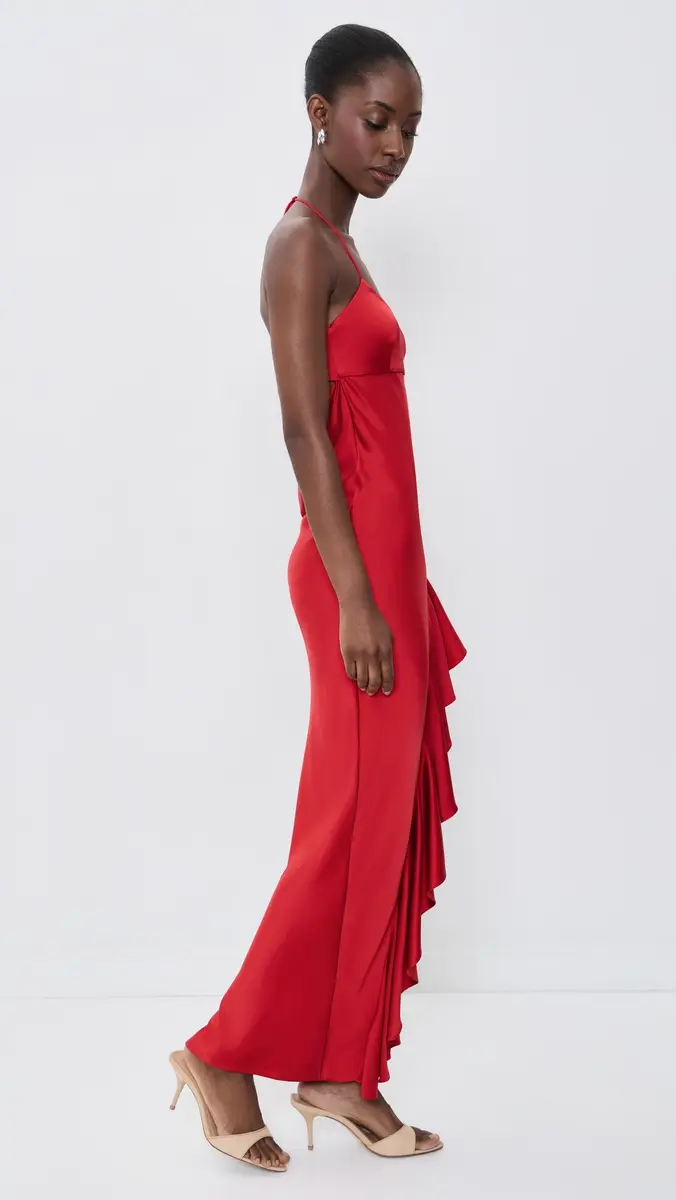 Alice + Olivia Palma Ruffle Slip Dress | Thumbnail 4 Alice + Olivia Palma Ruffle Slip Dress | Thumbnail 4