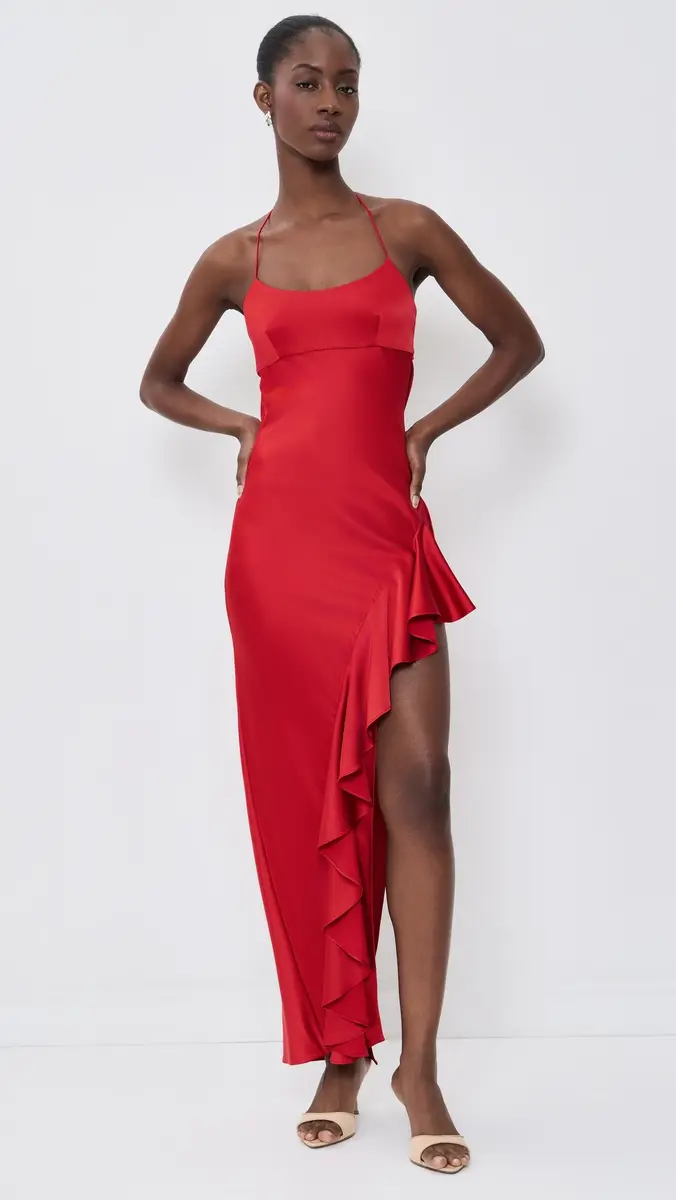 Alice + Olivia Palma Ruffle Slip Dress | Thumbnail 5 Alice + Olivia Palma Ruffle Slip Dress | Thumbnail 5