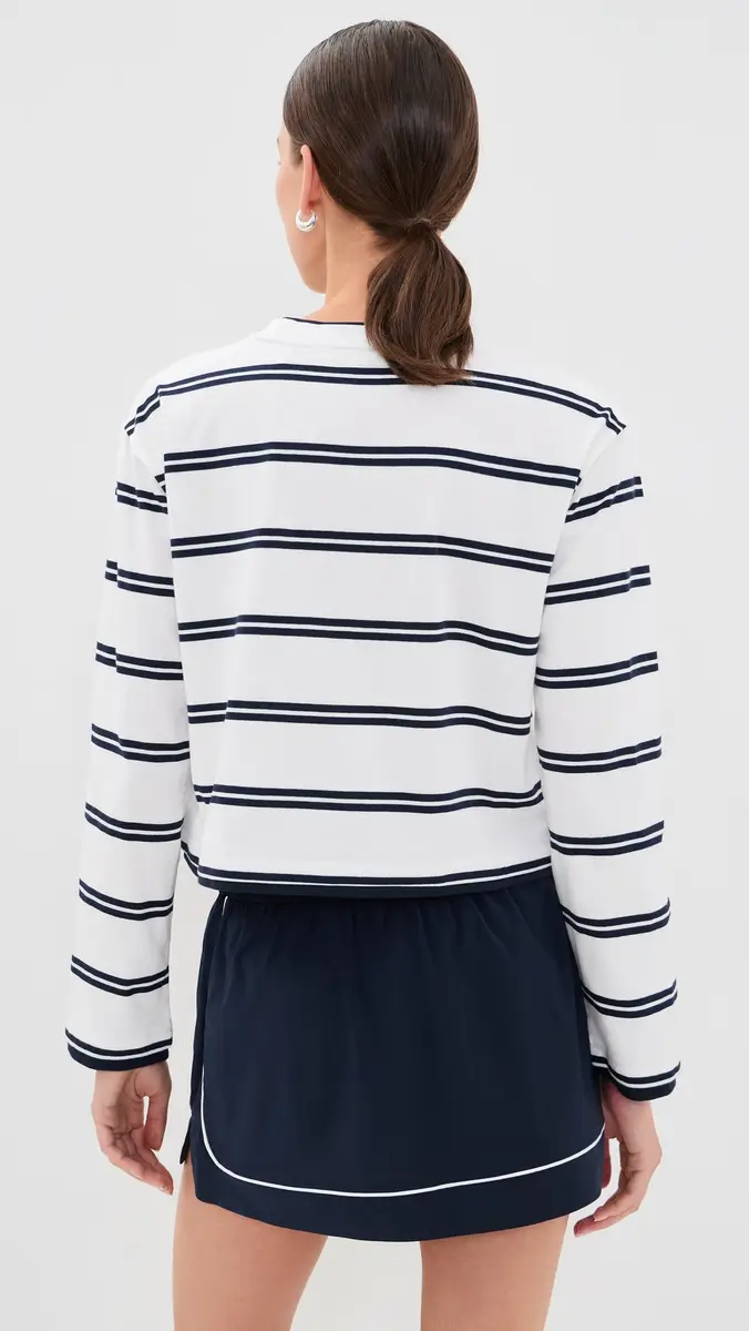 GOOD AMERICAN The Long Sleeve Layered Tee | Thumbnail 3 GOOD AMERICAN The Long Sleeve Layered Tee | Thumbnail 3