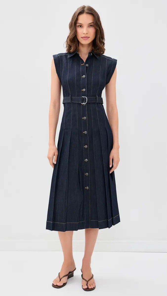 Cinq à Sept Karter Denim Dress | Thumbnail 2