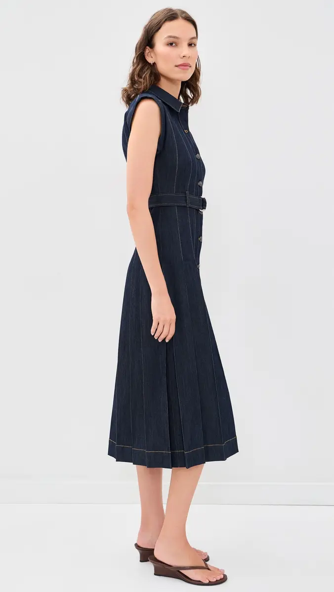 Cinq à Sept Karter Denim Dress | Thumbnail 4