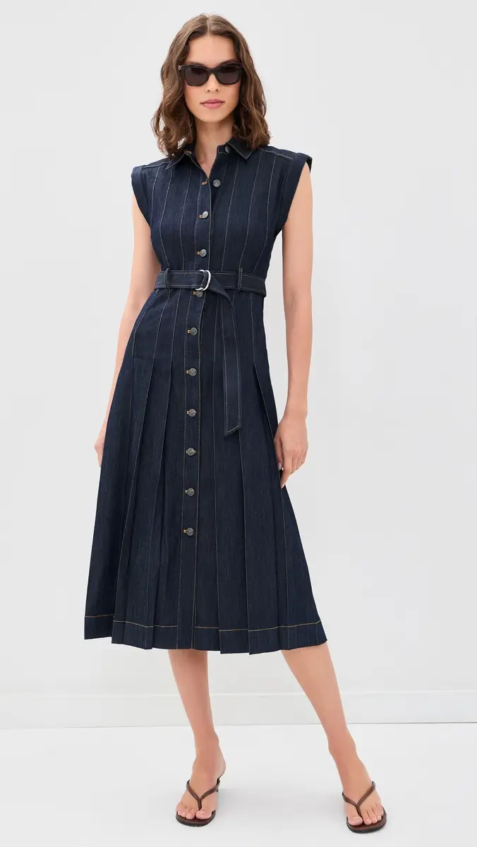Cinq à Sept Karter Denim Dress | Thumbnail 5