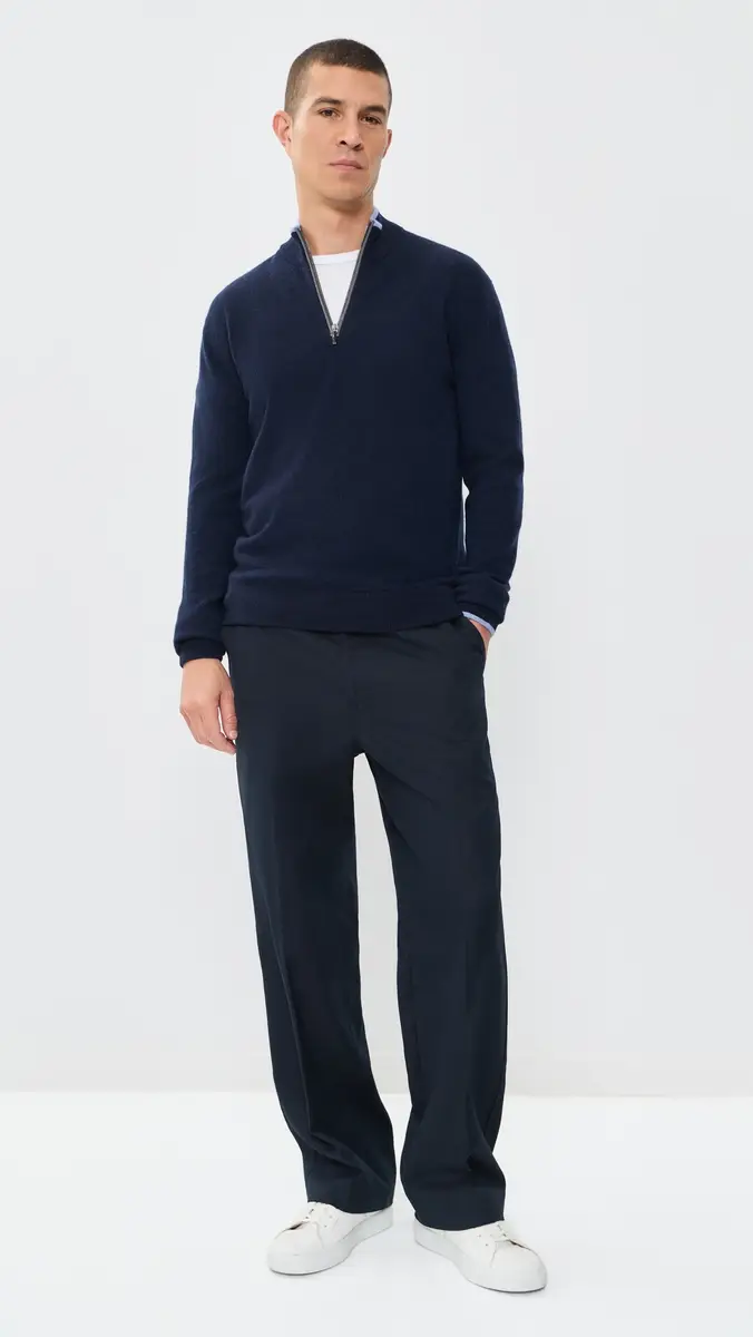 Greyson Sebonack Cashmere Blend Quarter Zip Sweater | Thumbnail 5 Greyson Sebonack Cashmere Blend Quarter Zip Sweater | Thumbnail 5