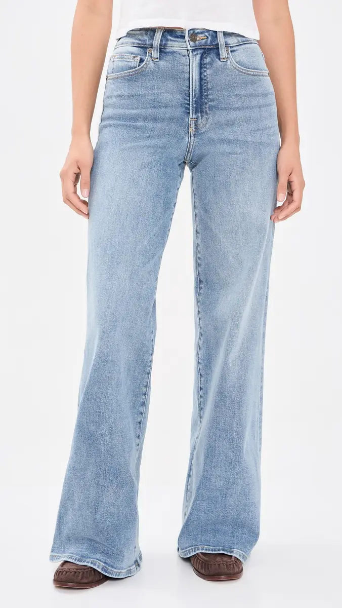 GOOD AMERICAN Good Waist Palazzo Jeans | Thumbnail 2
