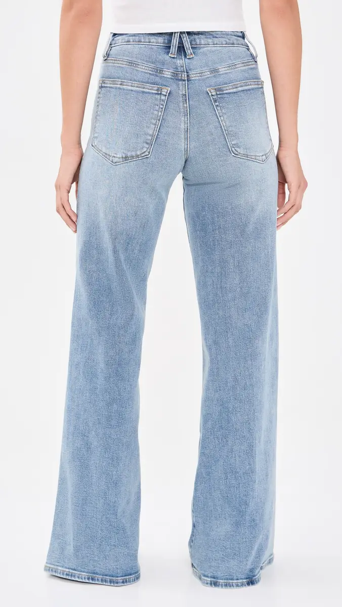 GOOD AMERICAN Good Waist Palazzo Jeans | Thumbnail 3