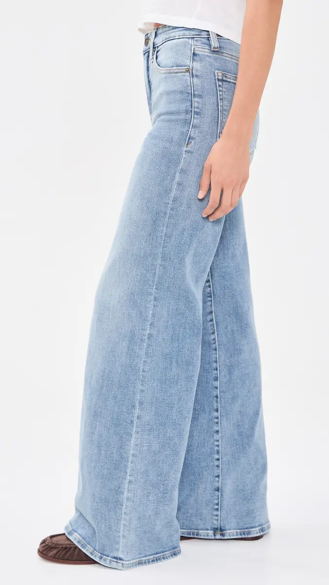 GOOD AMERICAN Good Waist Palazzo Jeans | Thumbnail 4