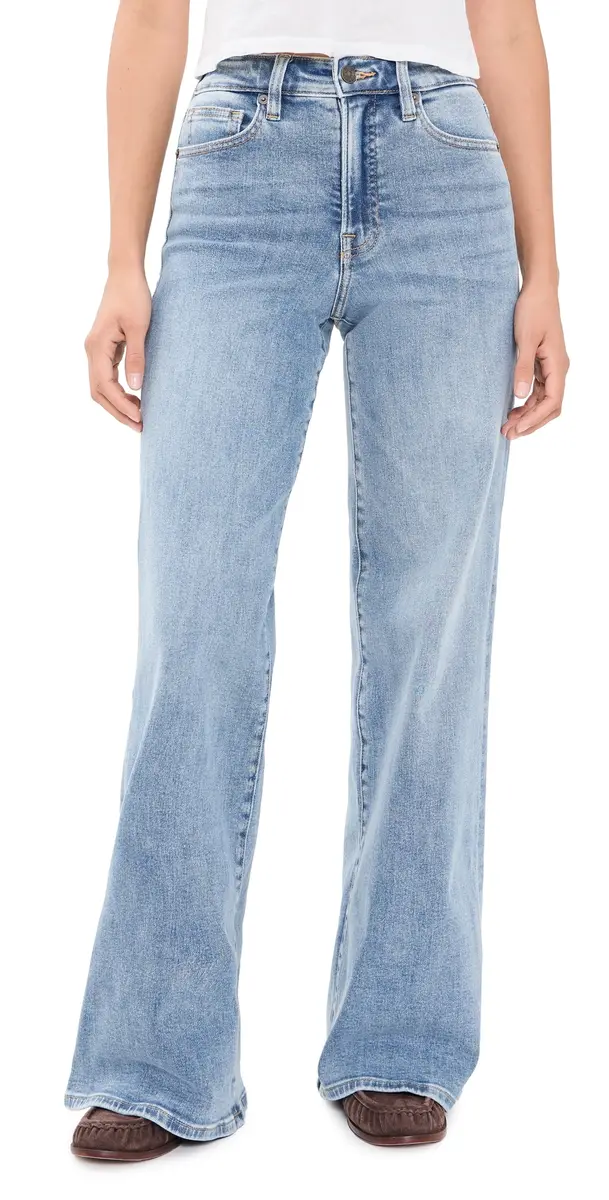 GOOD AMERICAN Good Waist Palazzo Jeans Indigo1154 0 | Image 1 GOOD AMERICAN Good Waist Palazzo Jeans Indigo1154 0 | Image 1