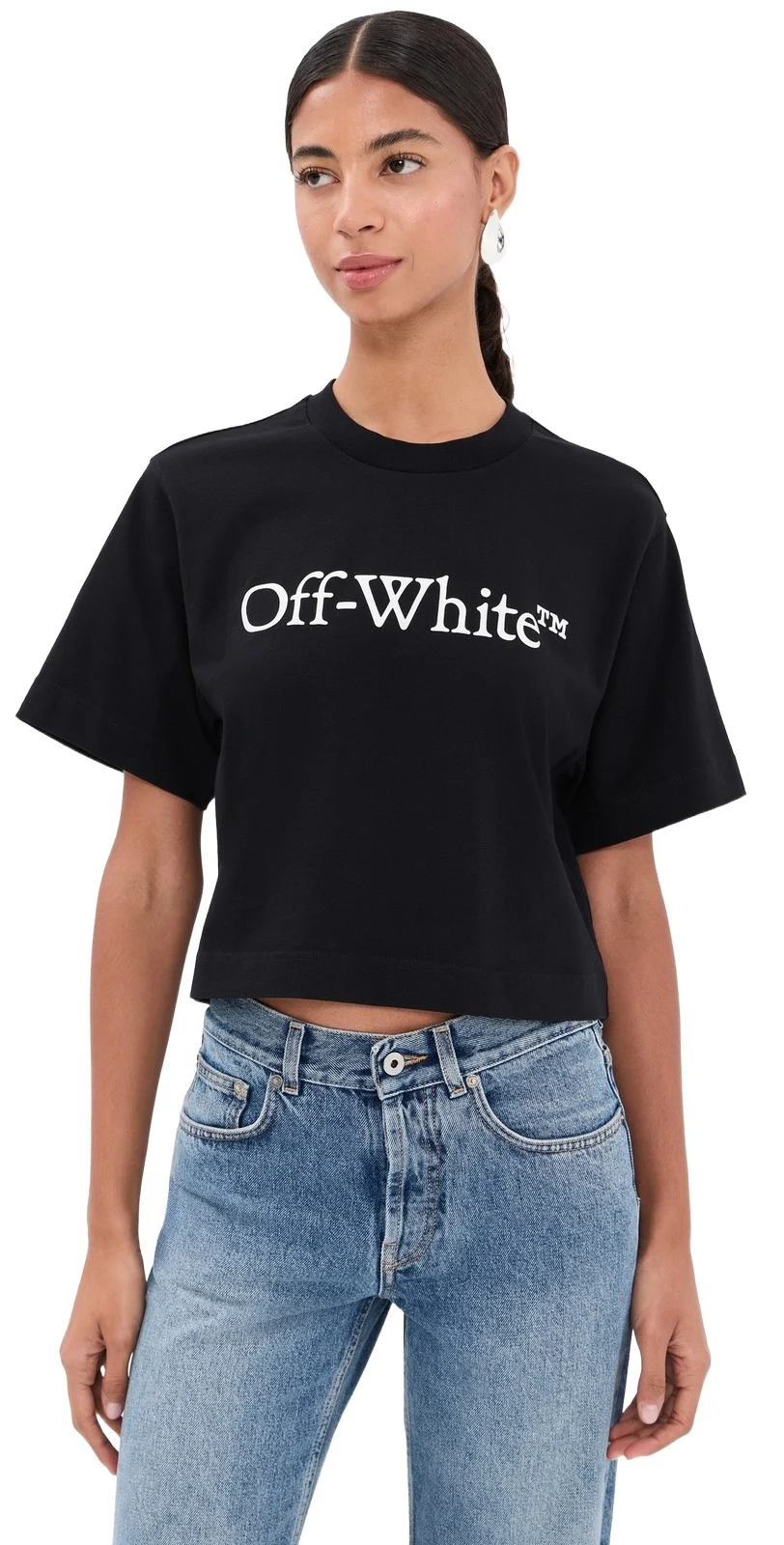 Big Logo Bookish Crop Tee Big Logo Bookish Crop Tee