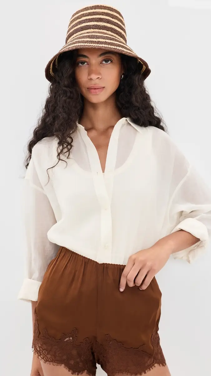 JANESSA LEONE Felix Straw Hat | Thumbnail 3 JANESSA LEONE Felix Straw Hat | Thumbnail 3