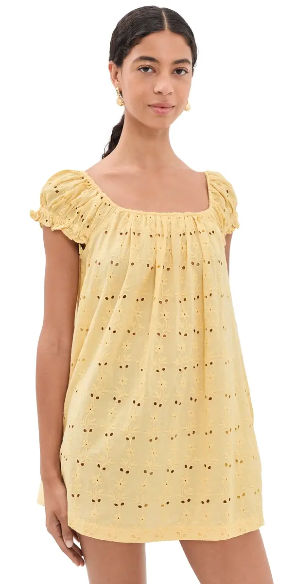 La Maregold Ophelia Mini Dress Dandelion Yellow | Image 1 La Maregold Ophelia Mini Dress Dandelion Yellow | Image 1
