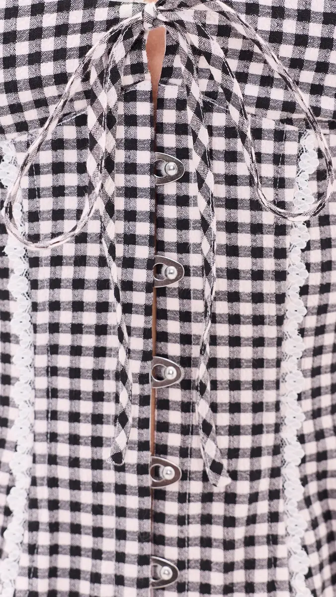 Guizio Marini Gingham Corset | Thumbnail 6 Guizio Marini Gingham Corset | Thumbnail 6
