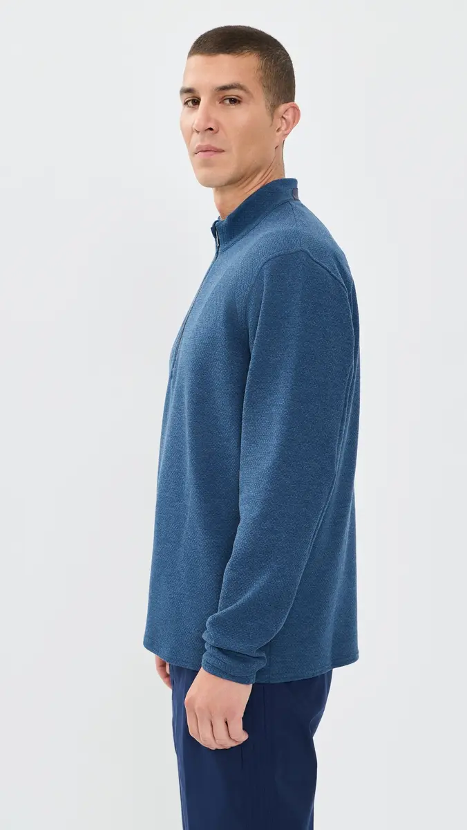 Greyson Troy Textured Fleece Quarter Zip Shirt | Thumbnail 4 Greyson Troy Textured Fleece Quarter Zip Shirt | Thumbnail 4