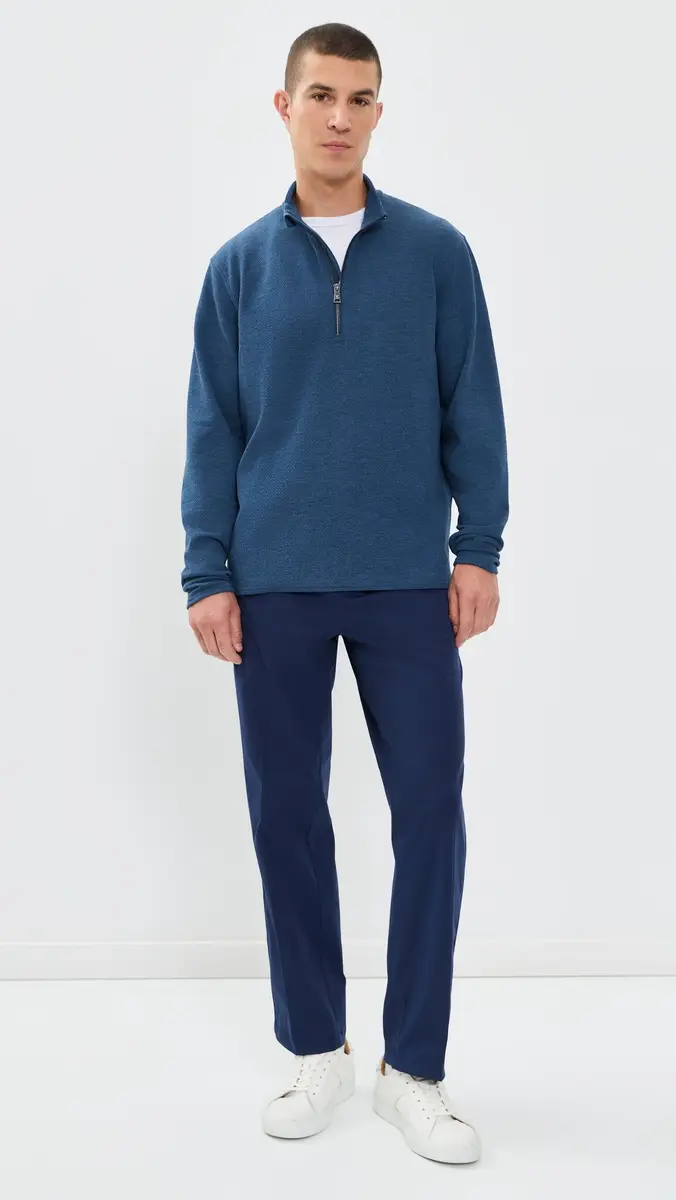 Greyson Troy Textured Fleece Quarter Zip Shirt | Thumbnail 5 Greyson Troy Textured Fleece Quarter Zip Shirt | Thumbnail 5