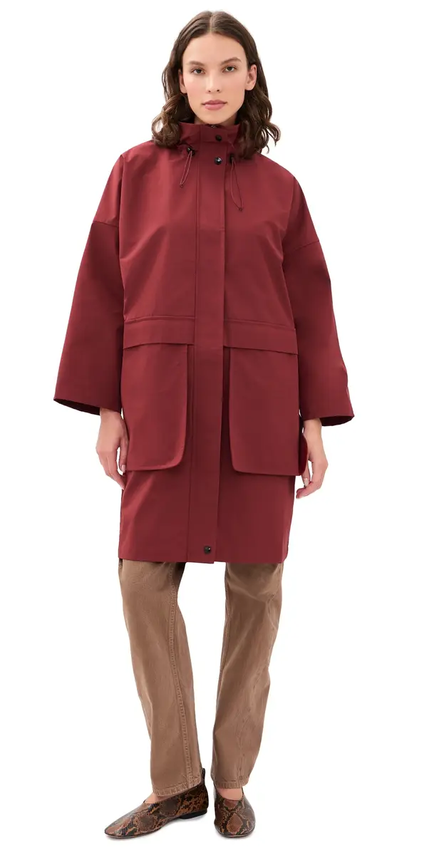 ROUCHA Janssen Rain Coat Red | Image 1 ROUCHA Janssen Rain Coat Red | Image 1
