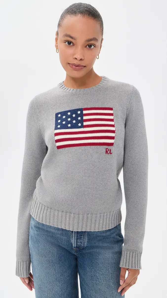 Polo Ralph Lauren Roving USA Flag Sweater | Thumbnail 2