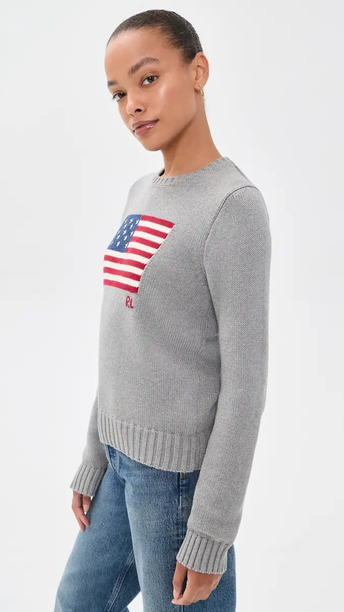 Polo Ralph Lauren Roving USA Flag Sweater | Thumbnail 4