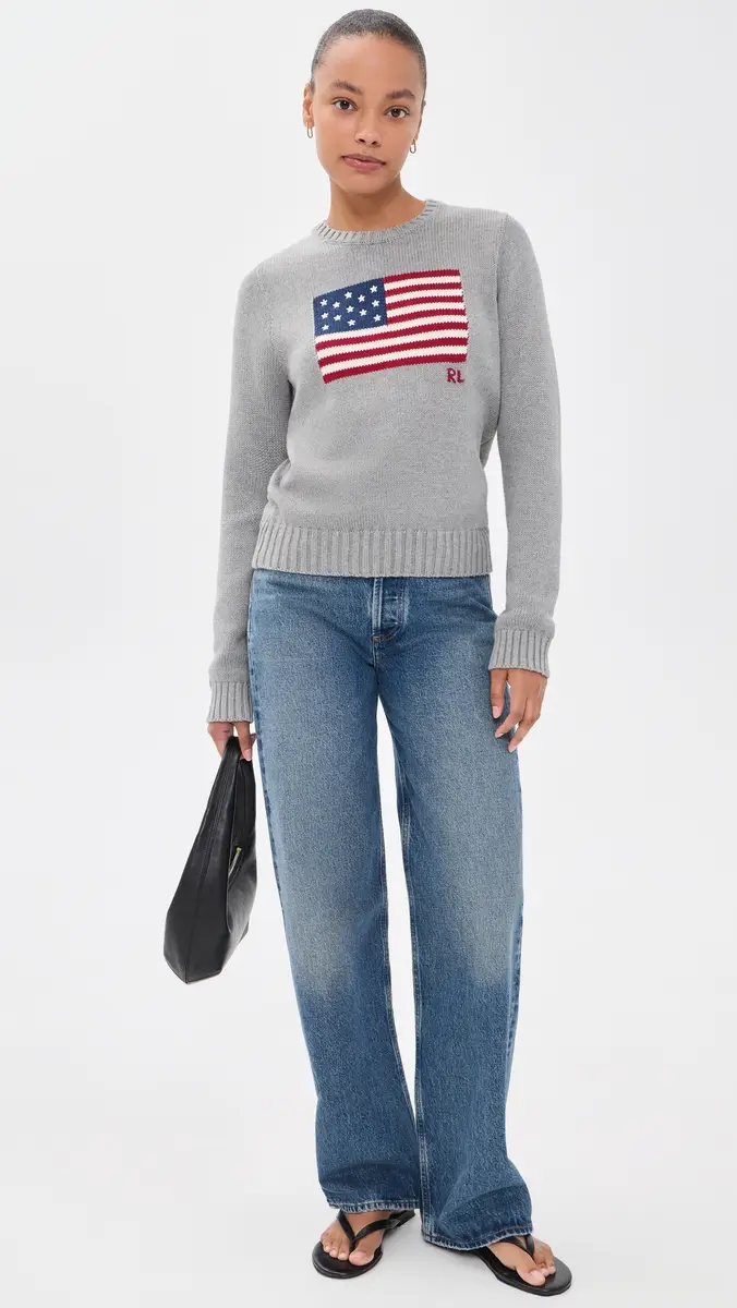 Polo Ralph Lauren Roving USA Flag Sweater | Thumbnail 5